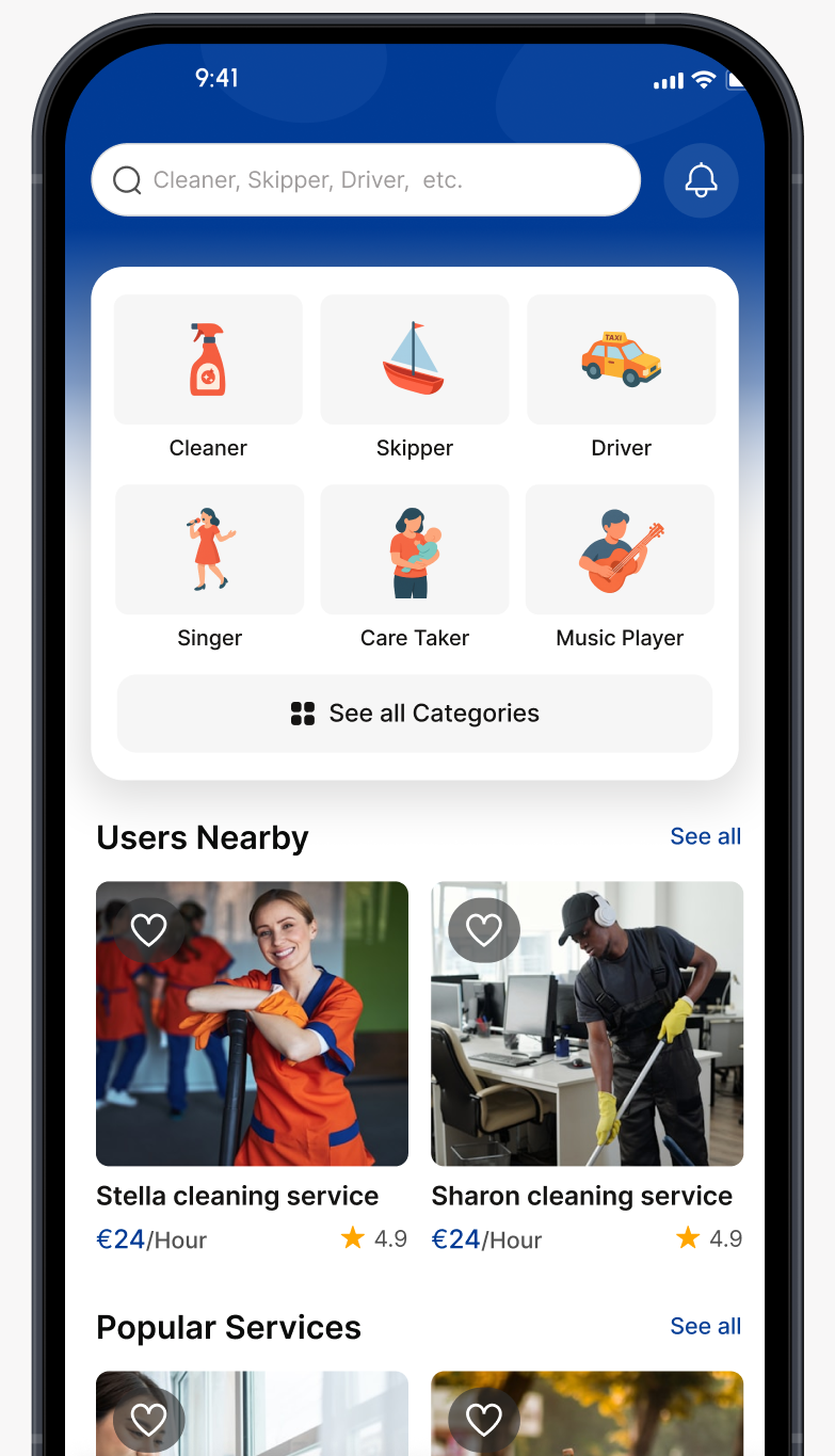 Book Freelancer Mobile View
